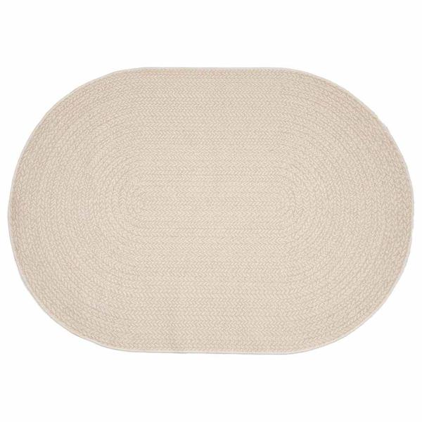 Teppich Cremefarben 120 x 170 cm PP