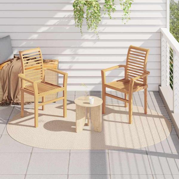 ARDEBO.de - Teppich Cremefarben 160 x 230 cm PP