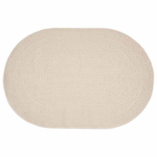 Teppich Cremefarben 160 x 230 cm PP