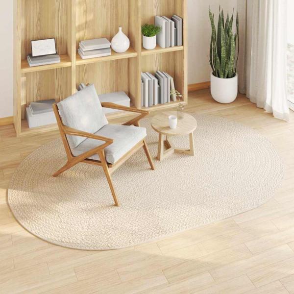 Teppich Cremefarben 160 x 230 cm PP