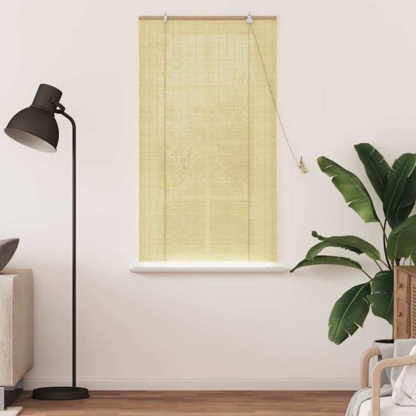 Fensterjalousien und -schattierungen Natur 90 x 160 cm Bambus