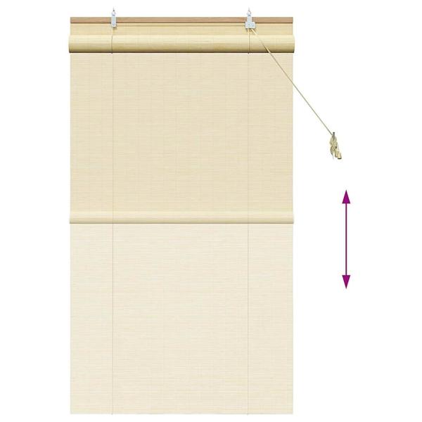 Rollo Natur 90 x 160 cm Bambus