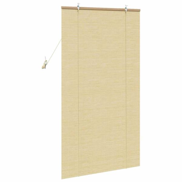Fensterjalousien und -schattierungen Natur 90 x 160 cm Bambus