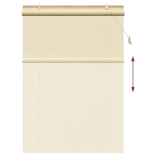 Rollo Natur 140 x 220 cm Bambus