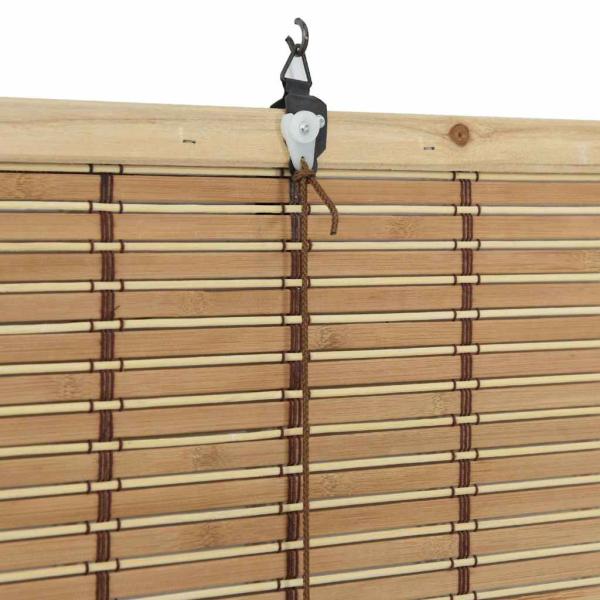 Fensterjalousien & -schatten Hellbraun 80 x 160 cm Bambus