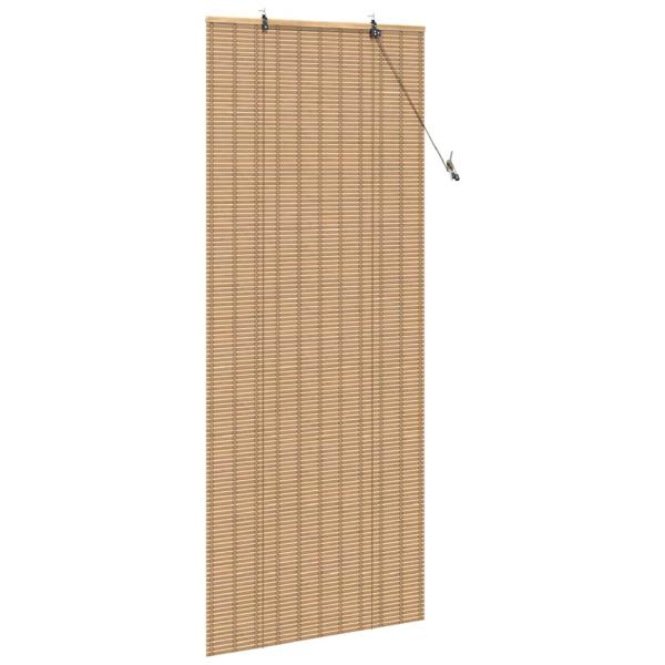 Fensterjalousien & -schatten Hellbraun 80 x 220 cm Bambus