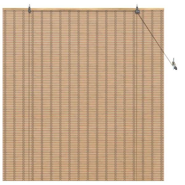 Fensterjalousien & -schatten Hellbraun 140 x 160 cm Bambus