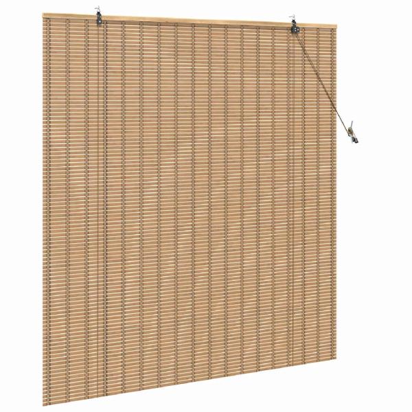Fensterjalousien & -schatten Hellbraun 140 x 160 cm Bambus