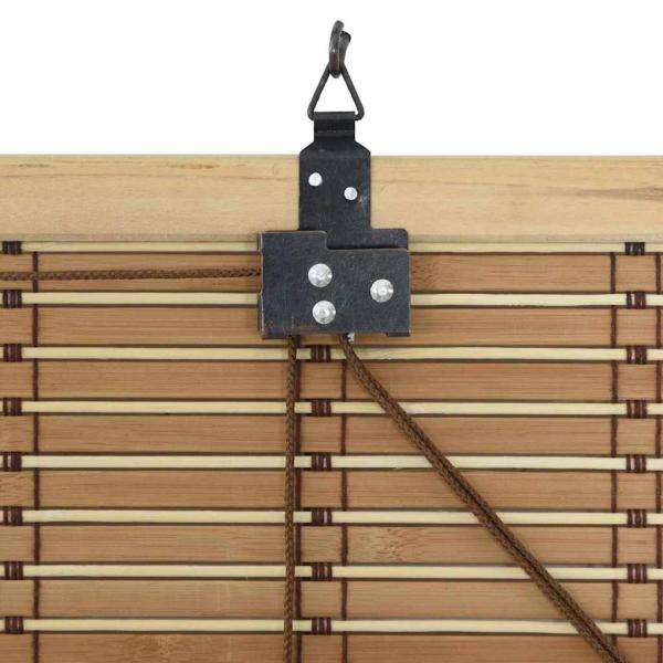 Fensterjalousien & -schatten Hellbraun 150 x 160 cm Bambus