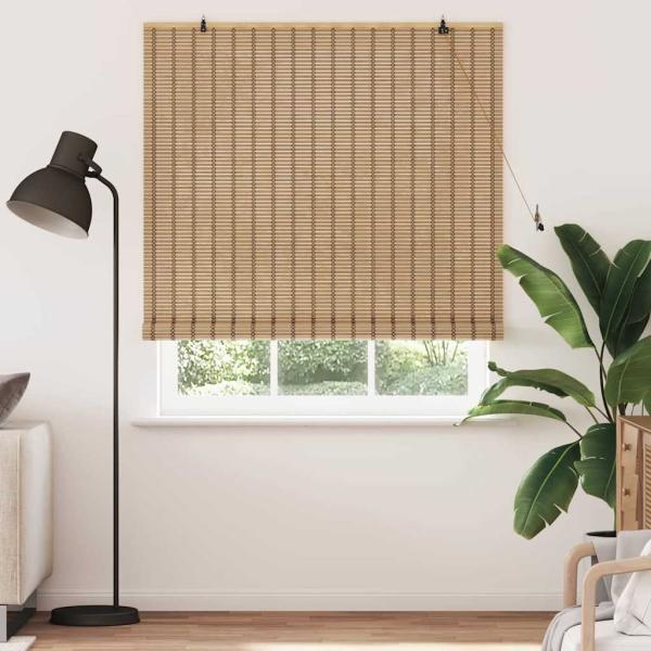 Fensterjalousien & -schatten Hellbraun 150 x 220 cm Bambus