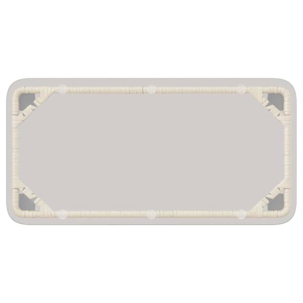 Gartentisch Natürlich 80 x 40 x 45 cm Poly Rattan