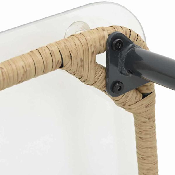 Gartentisch Natürlich 80 x 40 x 45 cm Poly Rattan