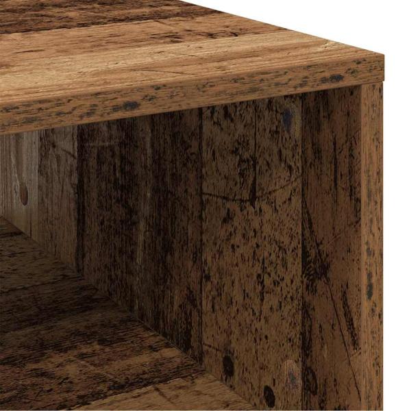 mit Speicher mit Tür Altholz 103,5 x 60 x 35 cm Holzwerkstoff