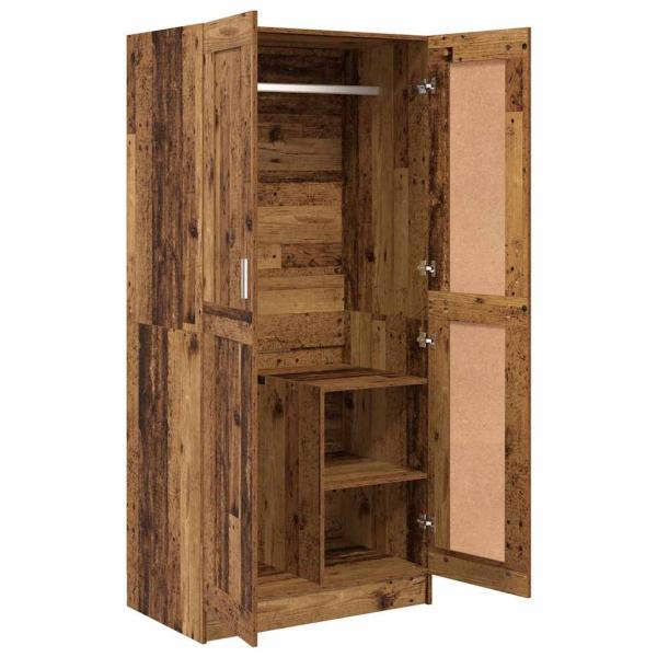 Kleiderschrank Altes Holz 82,5 x 51,5 x 180 cm Holzwerkstoff