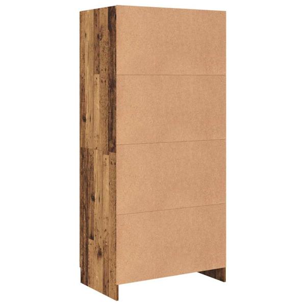 Kleiderschrank Altes Holz 82,5 x 51,5 x 180 cm Holzwerkstoff