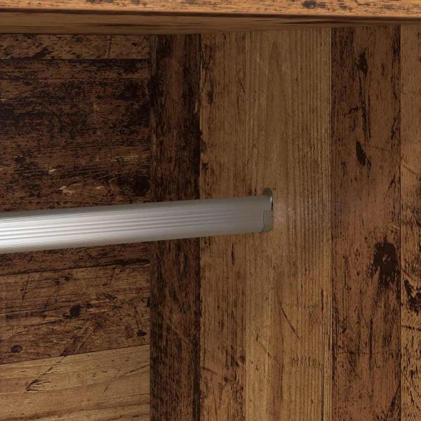Kleiderschrank Altes Holz 82,5 x 51,5 x 180 cm Holzwerkstoff