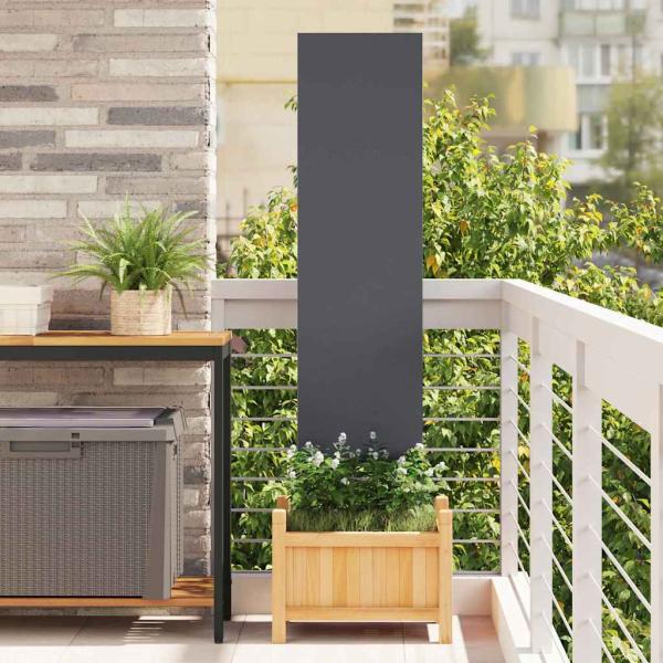 ARDEBO.de - Garten dekoratives Panel Anthrazit 32 x 140 cm