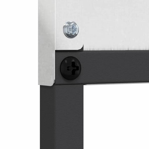 Garten dekoratives Panel Silber 32 x 140 cm Edelstahl