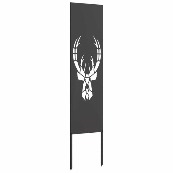 Garten dekoratives Panel Schwarz 32 x 140 cm