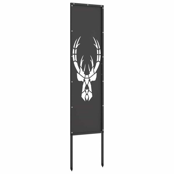 Garten dekoratives Panel Schwarz 32 x 140 cm