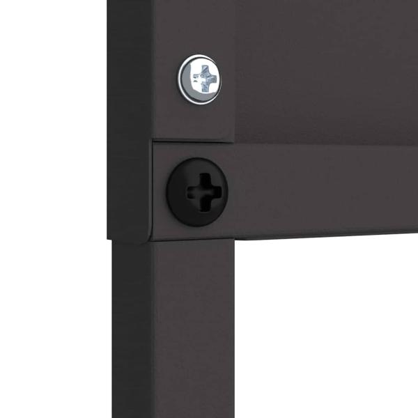 Garten dekoratives Panel Schwarz 32 x 140 cm