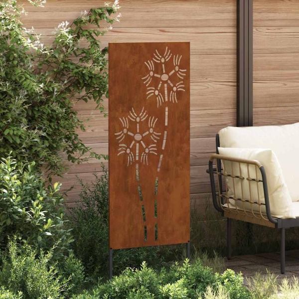 Garten dekoratives Panel Rostig 50 x 140 cm Wetterstahl