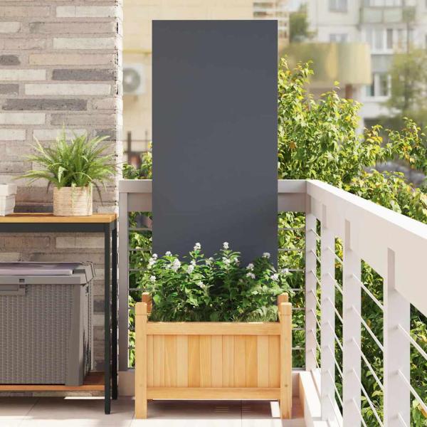 ARDEBO.de - Garten dekoratives Panel Anthrazit 50 x 140 cm