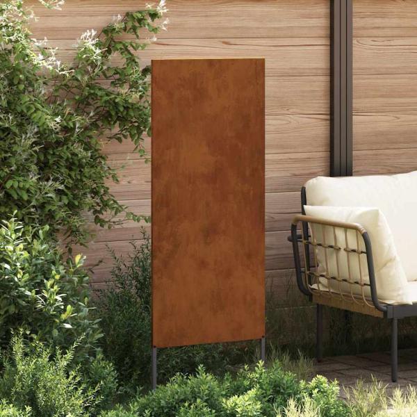 Garten dekoratives Panel Rostig 50 x 140 cm Wetterstahl
