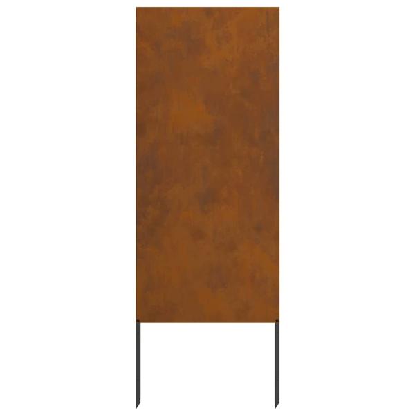 Garten dekoratives Panel Rostig 50 x 140 cm Wetterstahl