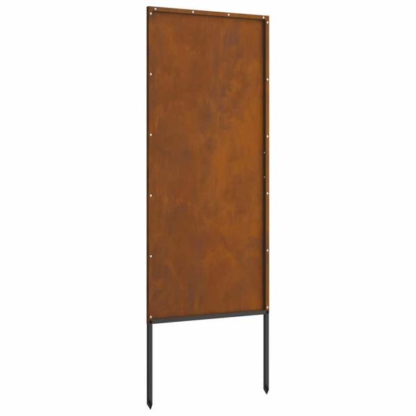 Garten dekoratives Panel Rostig 50 x 140 cm Wetterstahl