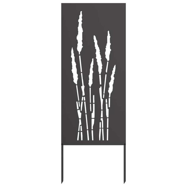 Garten dekoratives Panel Schwarz 50 x 140 cm