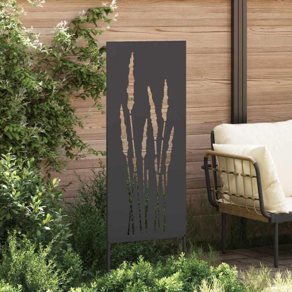Garten dekoratives Panel Schwarz 50 x 140 cm