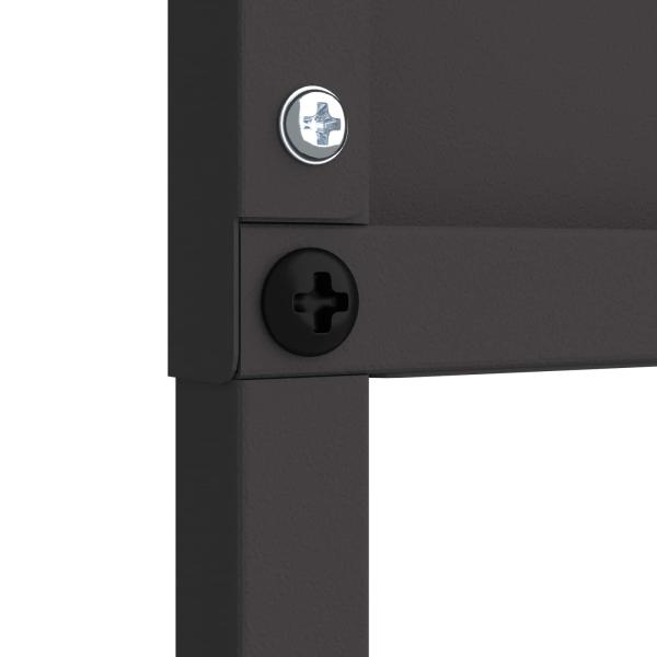 Garten dekoratives Panel Schwarz 50 x 140 cm