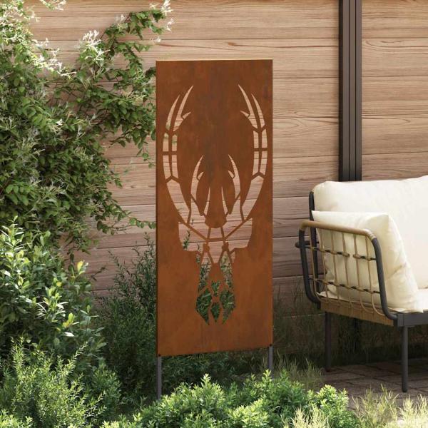 Garten dekoratives Panel Rostig 50 x 140 cm Wetterstahl