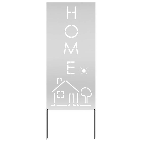 Garten dekoratives Panel Silber 50 x 140 cm