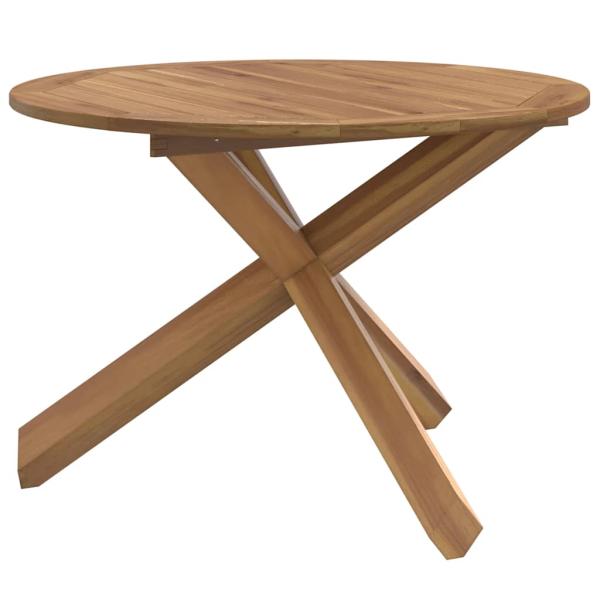 ARDEBO.de - Gartentisch Ø109x74 cm Massivholz Teak