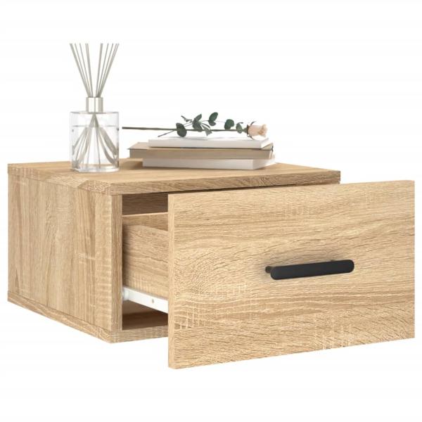 Wand-Nachttisch Sonoma-Eiche 35x35x20 cm