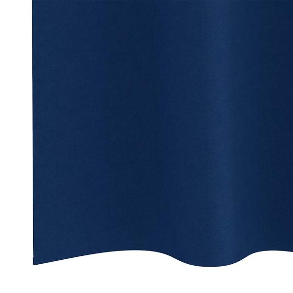 Vorhänge mit Vorhängen 2 pcs Dunkelblau 245 x 140 cm Polyester