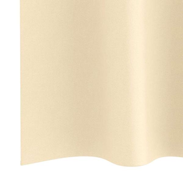 Verdunkelungs-Vorhänge mit Ringen 2 pcs Creme 225 x 140 cm