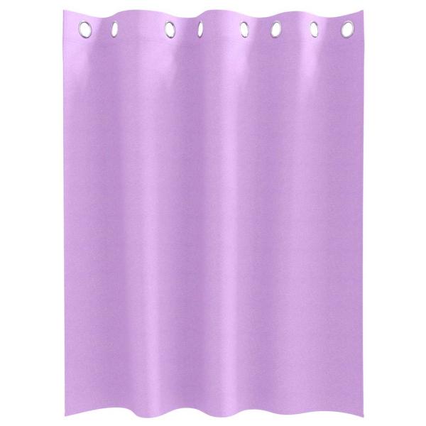 Vorhänge mit Vorhängen 2 pcs Lila 140 x 140 cm Polyester
