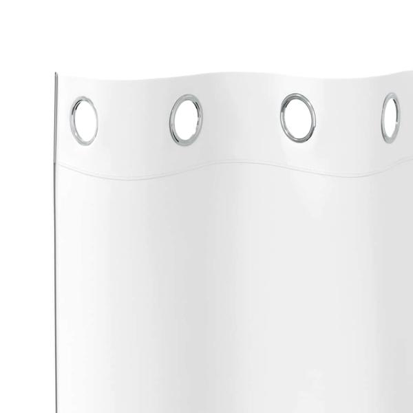 Verdunkelungs-Vorhänge mit Ringen 2 Stk. Reinweiß 260 x 140 cm