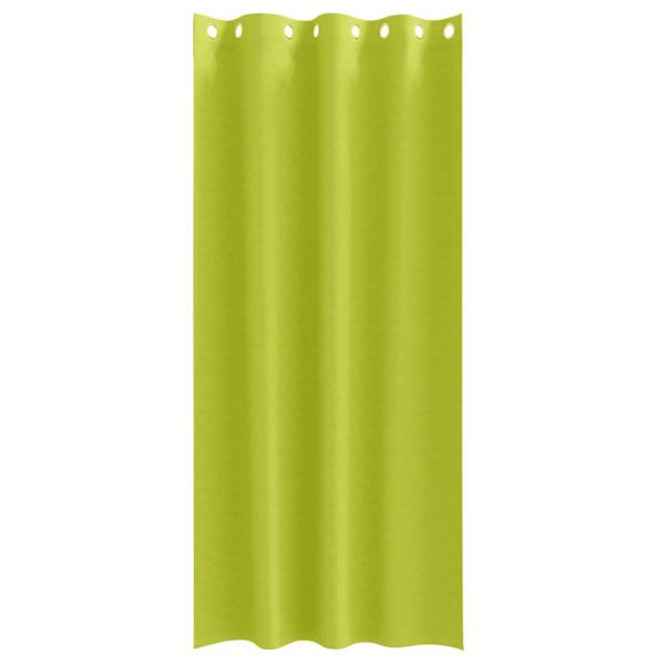 Vorhänge mit Vorhängen 2 pcs Apfelgrün 245 x 140 cm Polyester
