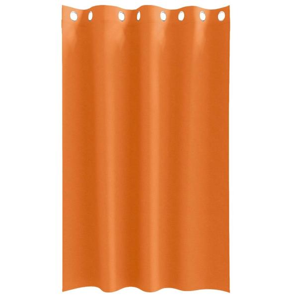 Vorhänge 2 pcs Leuchtendes Orange 175 x 140 cm Polyester