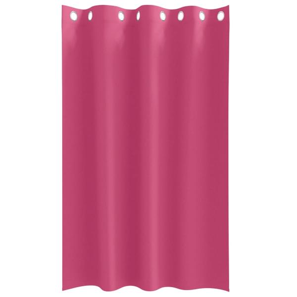Vorhänge 2 pcs Leuchtendes Pink 175 x 140 cm Polyester