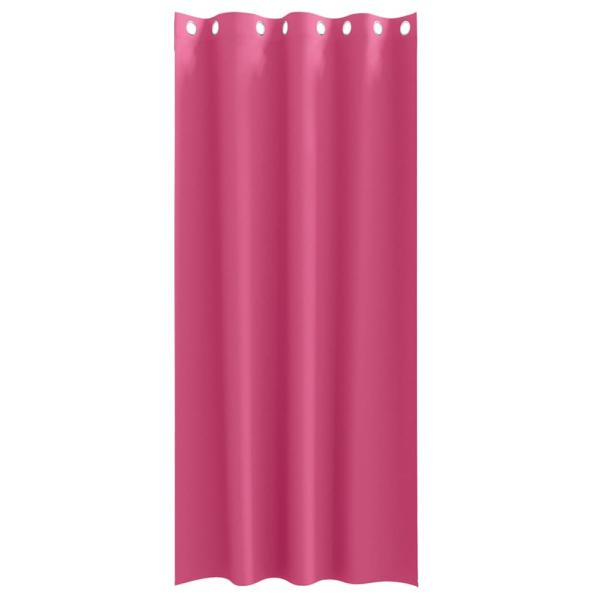 Vorhänge 2 pcs Leuchtendes Pink 245 x 140 cm Polyester