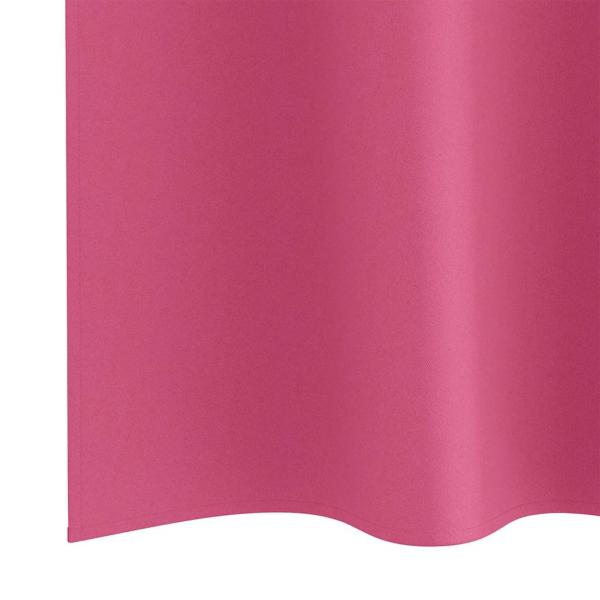 Verdunkelungs-Vorhänge mit Ringen 2 Stk. Helles Pink Polyester