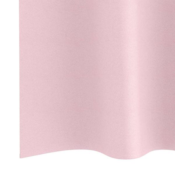 Vorhänge mit Vorhängen 2 pcs Baby Pink 140 x 140 cm Polyester