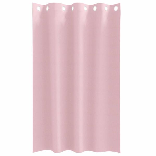 Vorhänge mit Vorhängen 2 pcs Baby Pink 175 x 140 cm Polyester