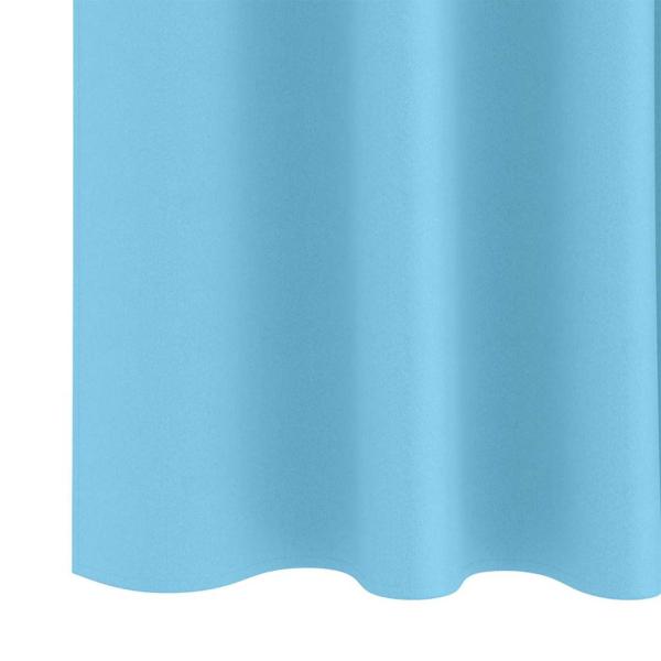 Vorhänge mit Vorhängen 2 pcs Hellblau 225 x 140 cm Polyester