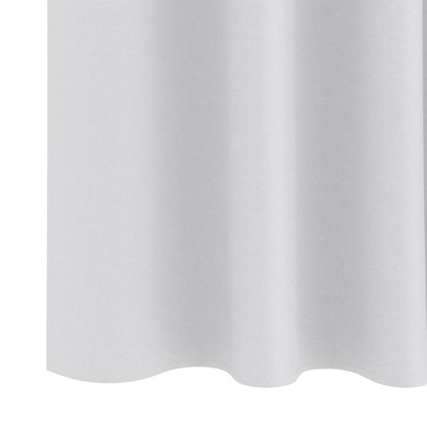 Vorhänge mit Vorhängen 2 pcs Hellgrau 245 x 140 cm Polyester